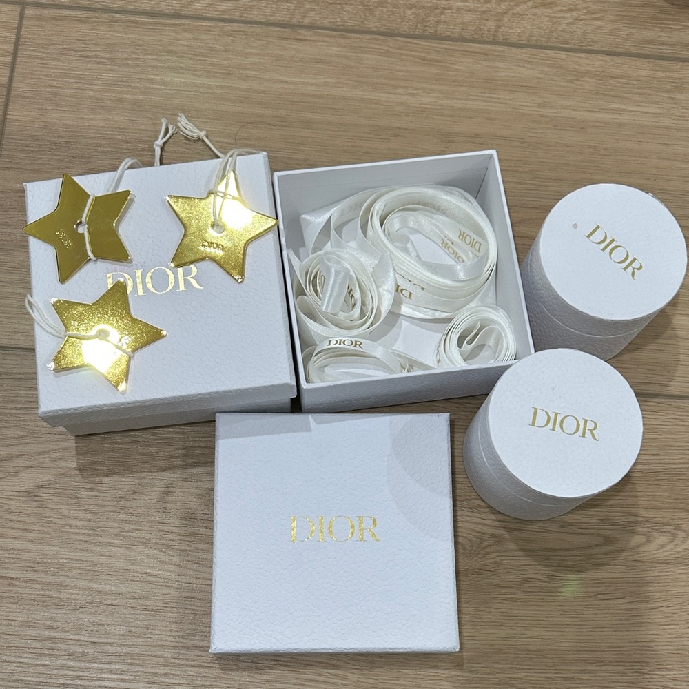 Dior and Gold Star boxes